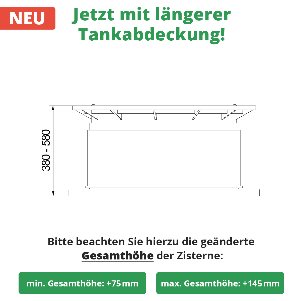 Trinkwasser-Flachank AQa.Line 2000 L