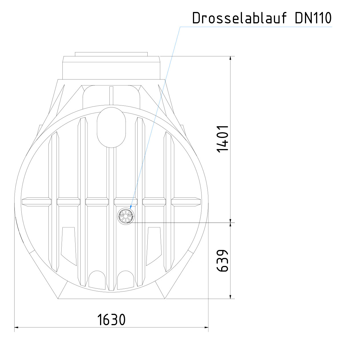 Retentionszisterne Premium 4000 L