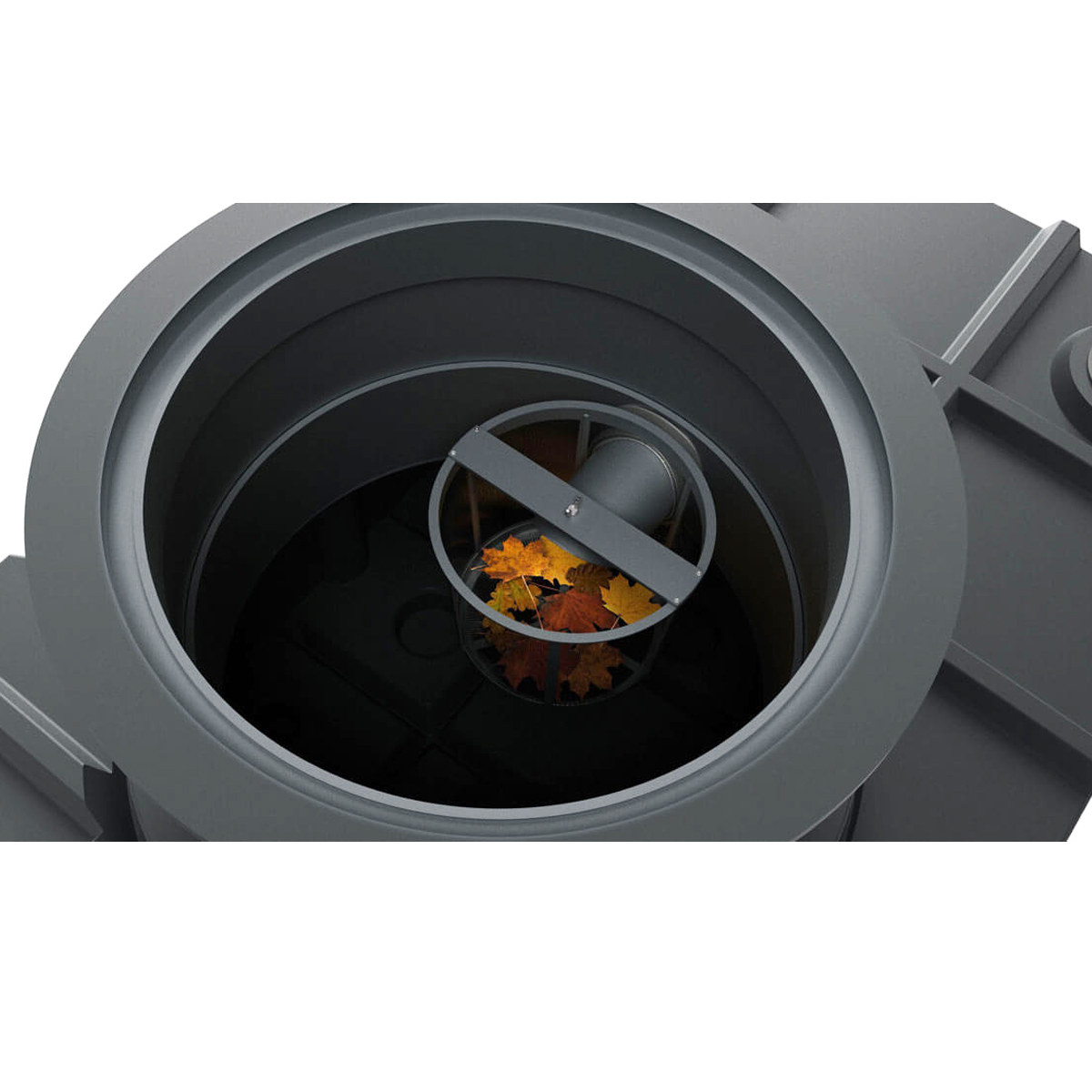 Flachtank AQa.Line 5000 Liter - Teleskopdom Pkw-befahrbar - Gartenfilterset