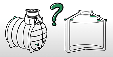 Kunststoff- oder Betonzisternen?