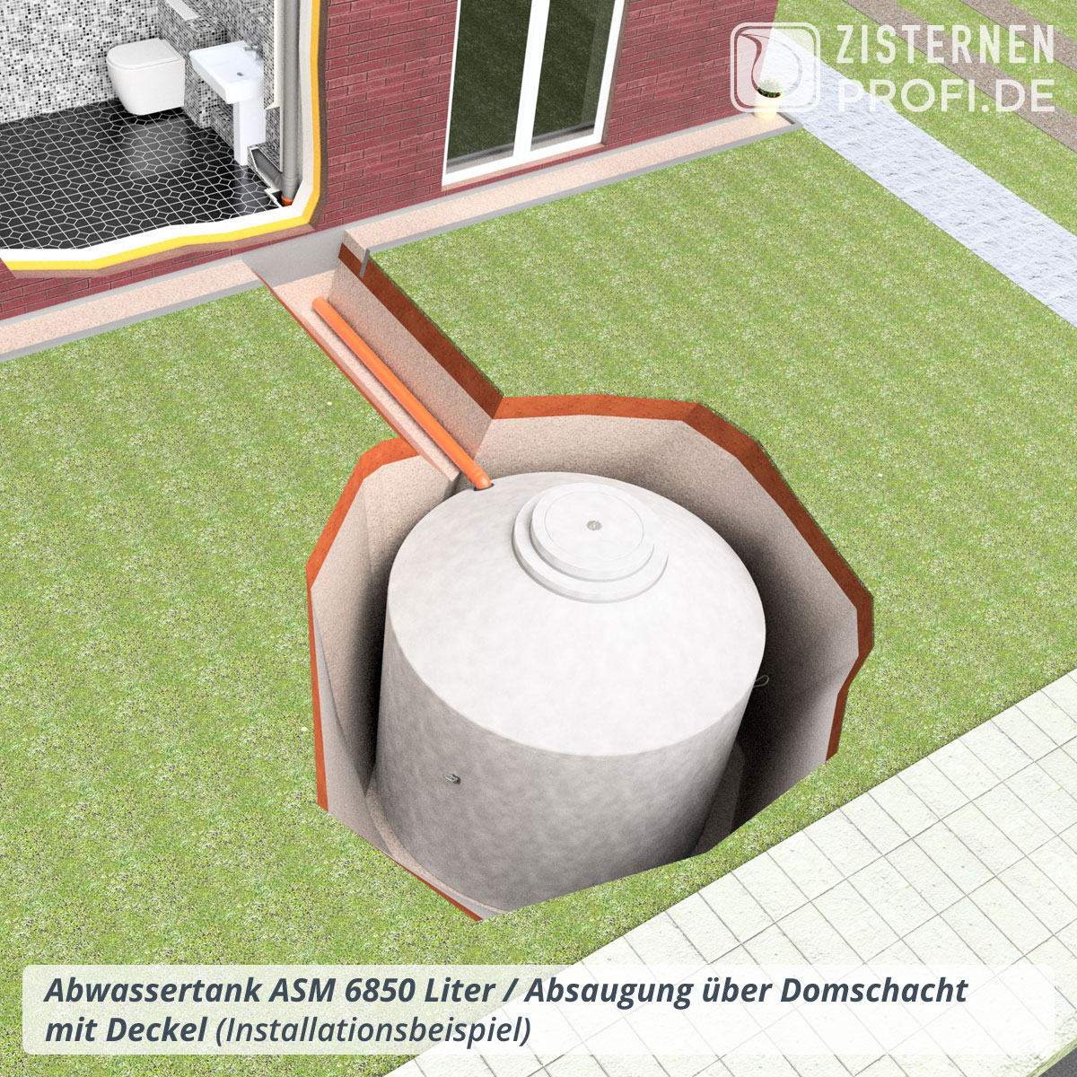 Abwassersammelgrube "ASM" 6850 L