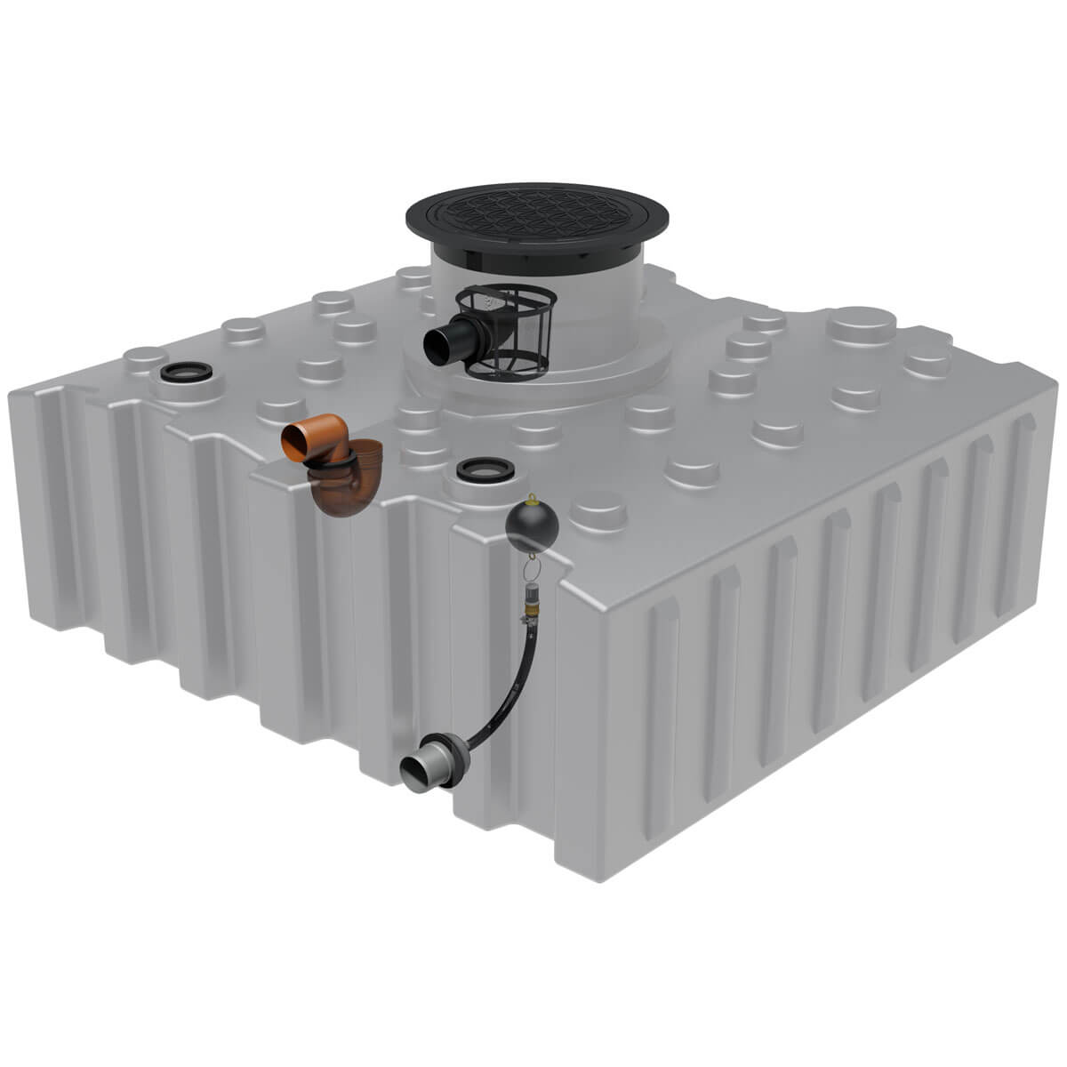 Retentions-Flachtank AQa.Line 4000 Liter