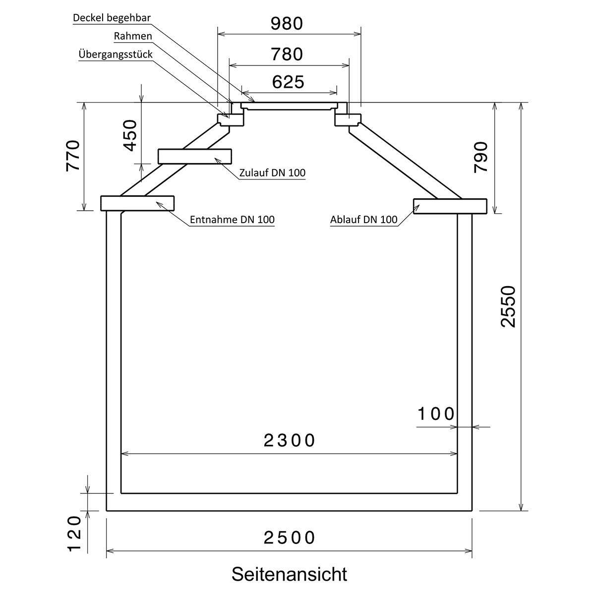Regenwasseranlage Hydrophant 6850 L Garten