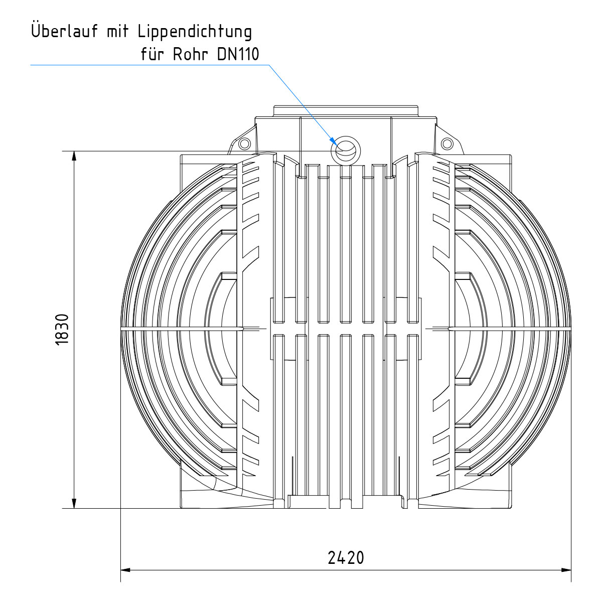 Regenwasseranlage AQa.Line 5000 Liter