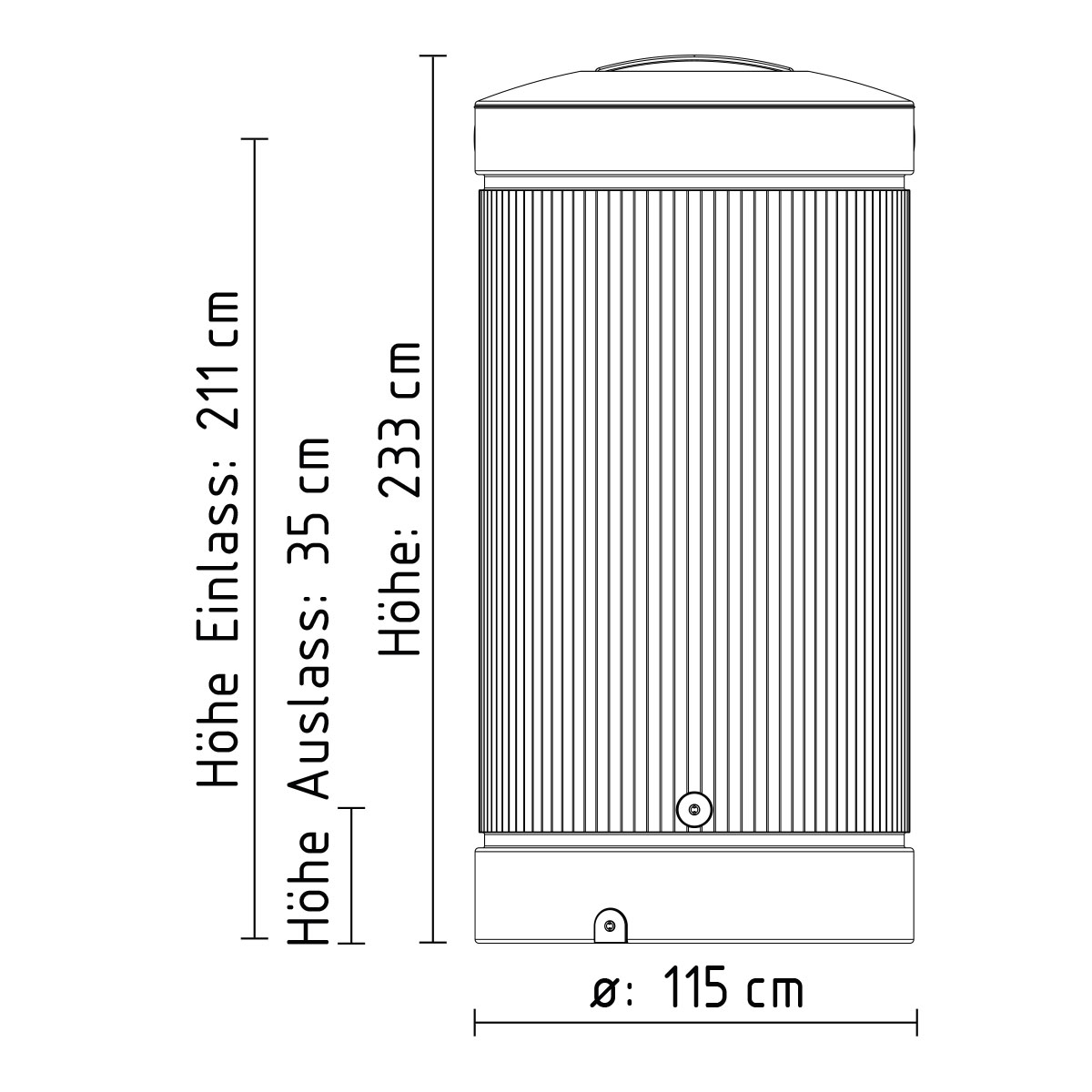 Regentonne Aqua 2000 L
