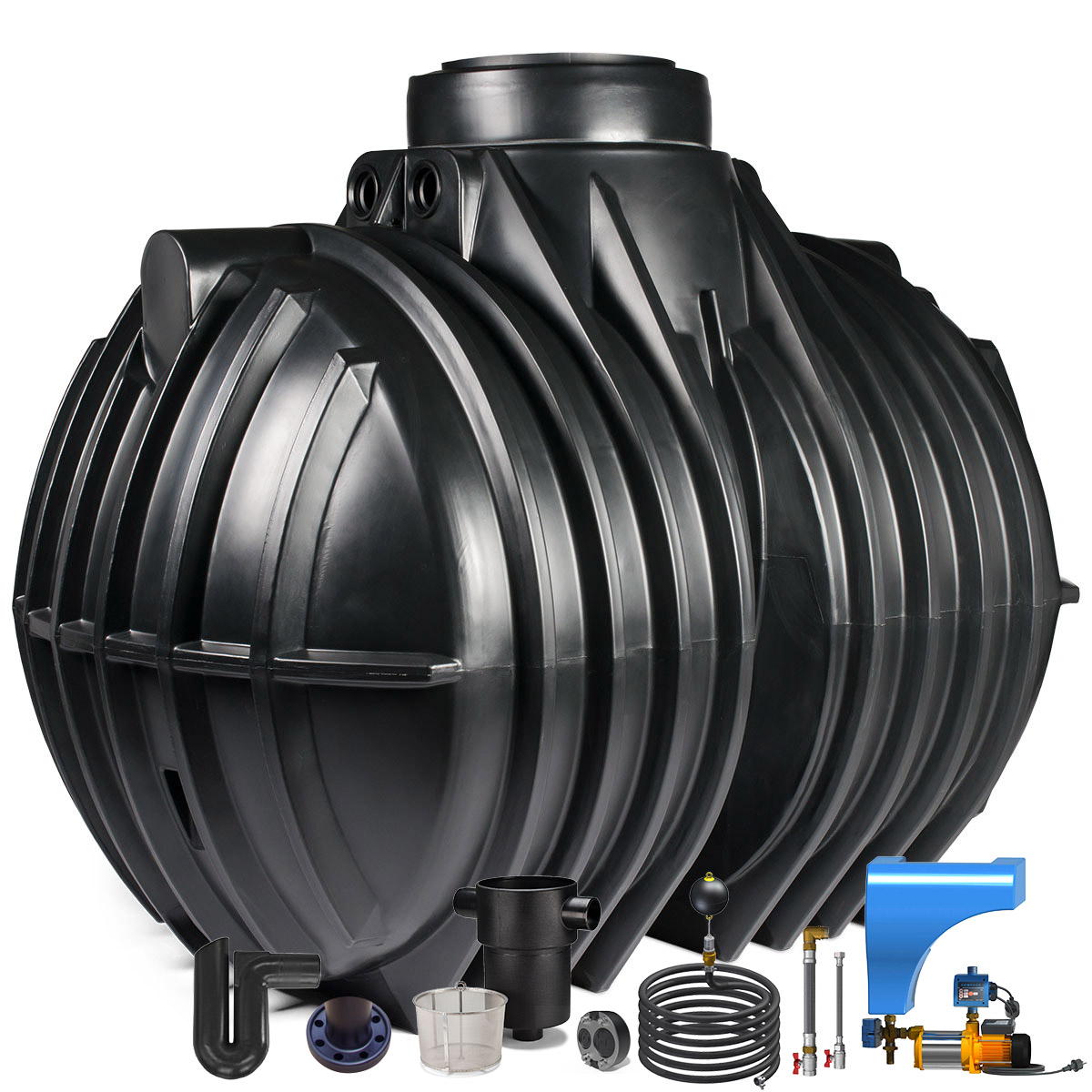 Regenwasseranlage Premium 7000 Liter Haus