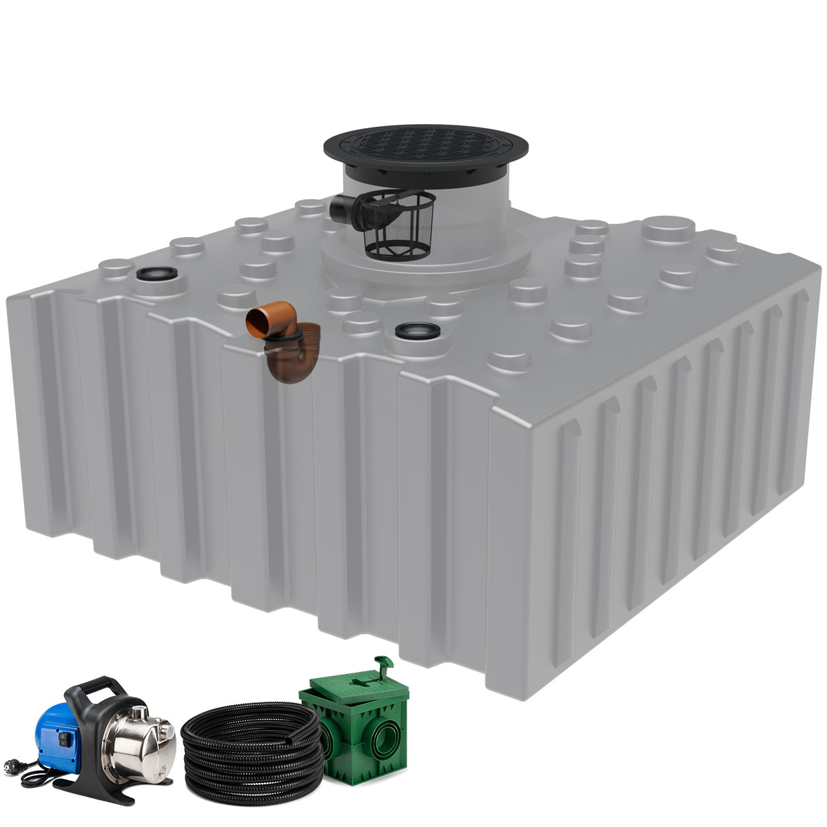 Regenwasseranlage AQa.Line FT 5000 Liter Garten