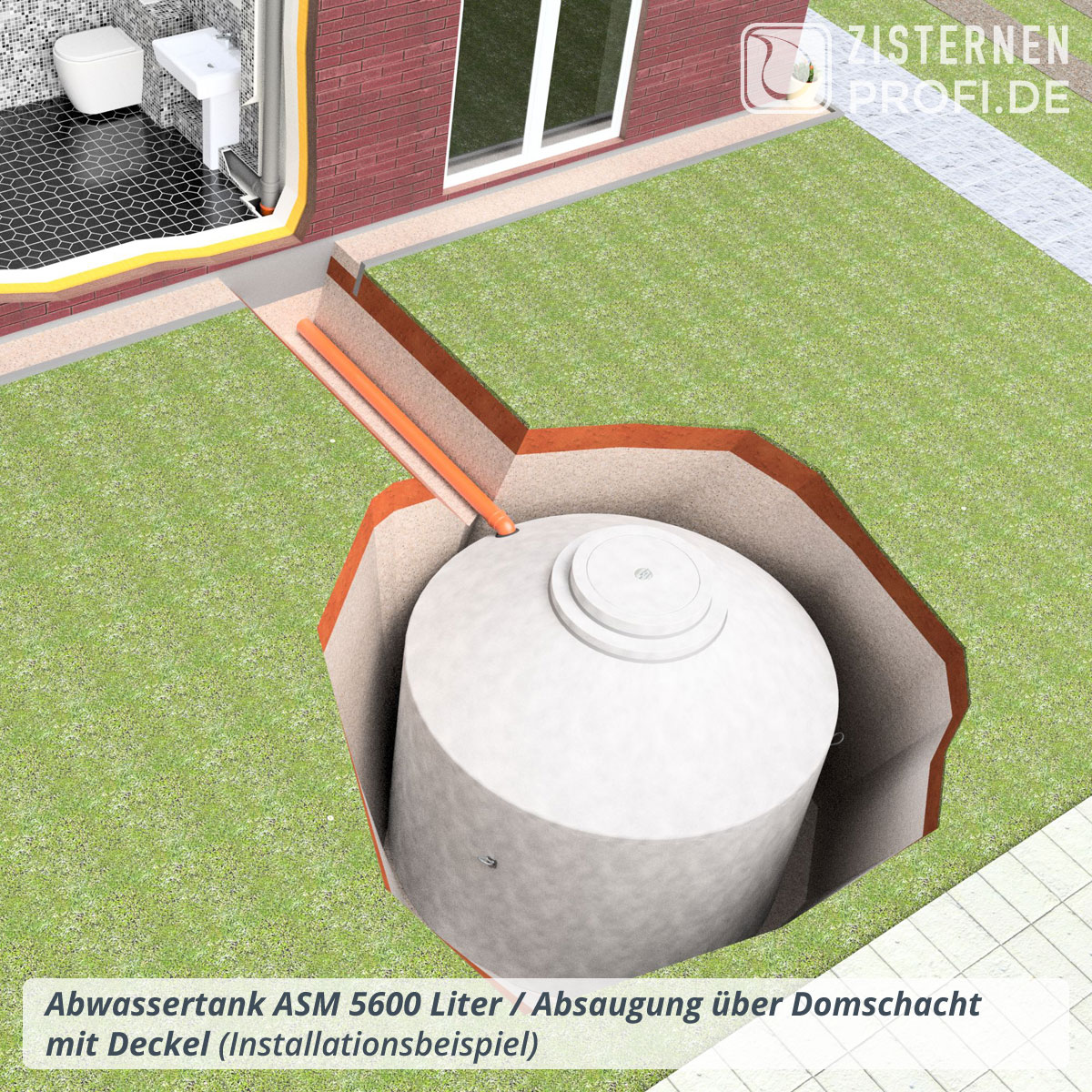 Abwassersammelgrube "ASM" 5600 L