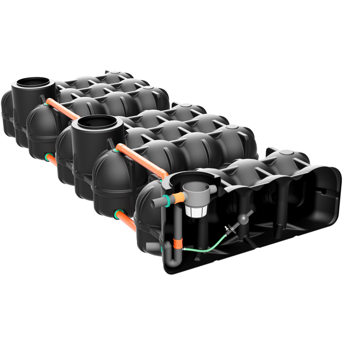 Retentions-Flachtank Pluvo plus 15000 Liter