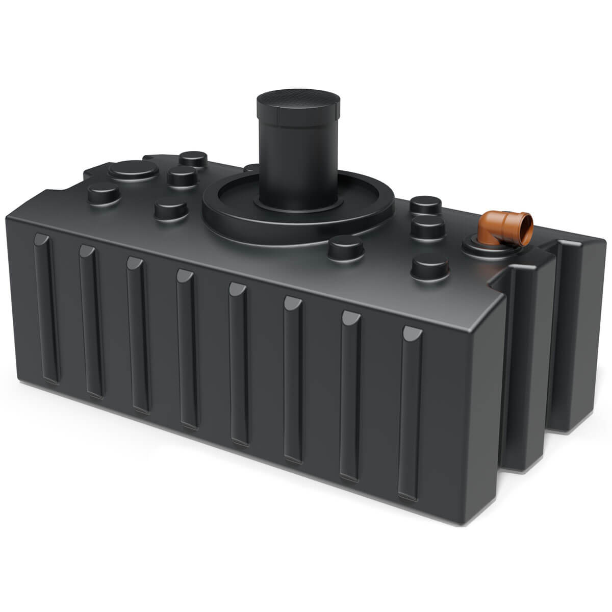Abwasserflachtank AQa.Line 2000 Liter