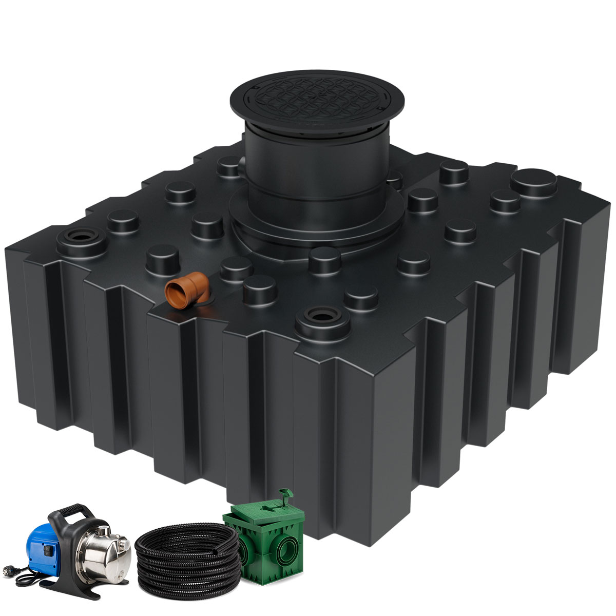 Regenwasseranlage AQa.Line FT 3000 Liter Garten
