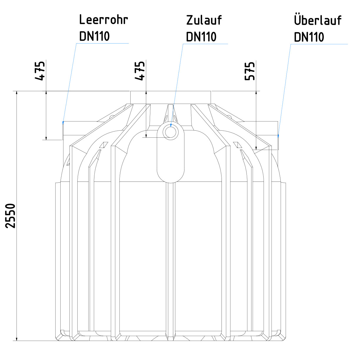 Zisterne Smart 8300 L