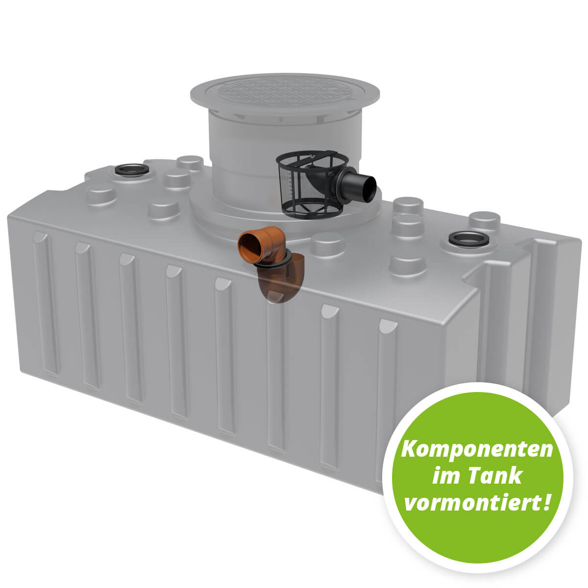 Regenwasseranlage AQa.Line FT 2000 Liter Garten