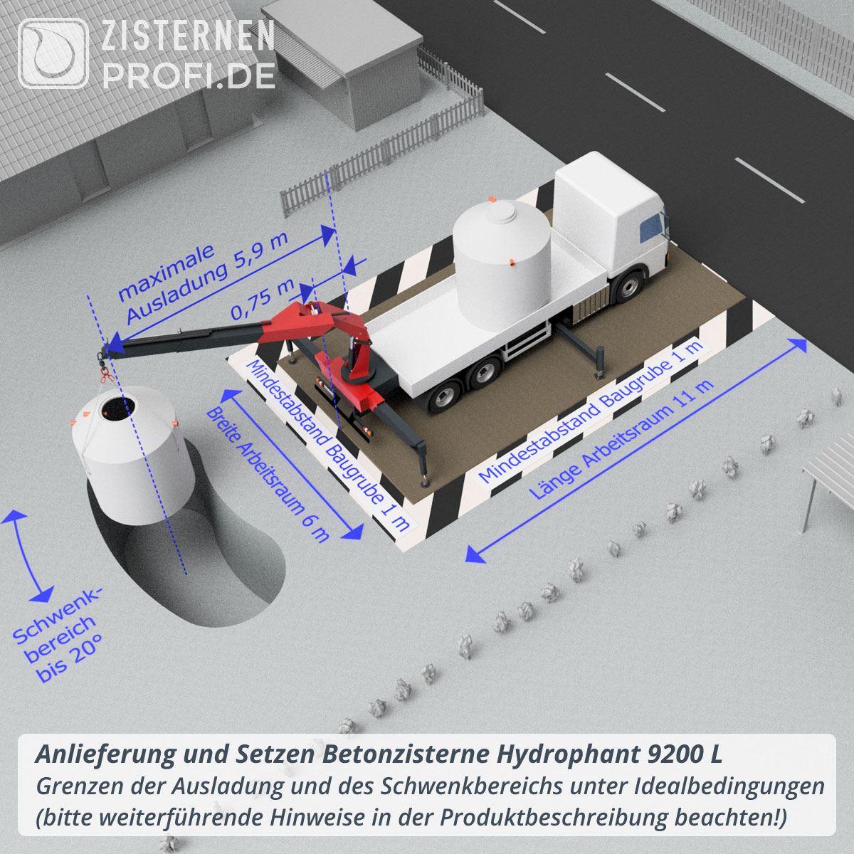 Betonzisterne Hydrophant 9200 Liter