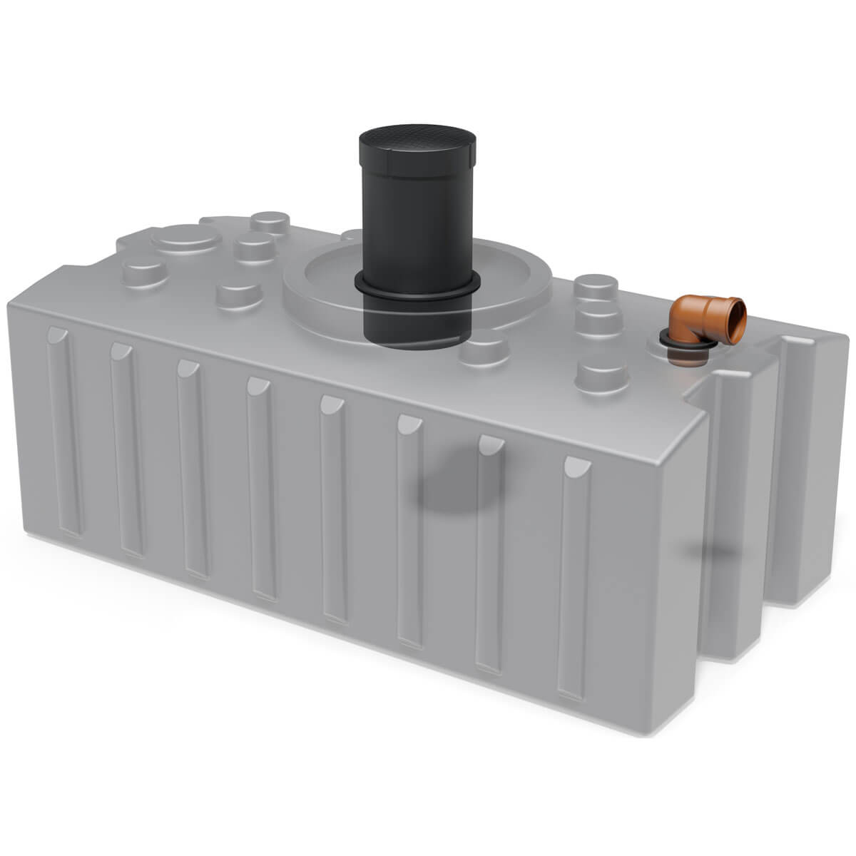 Abwasserflachtank AQa.Line 2000 Liter