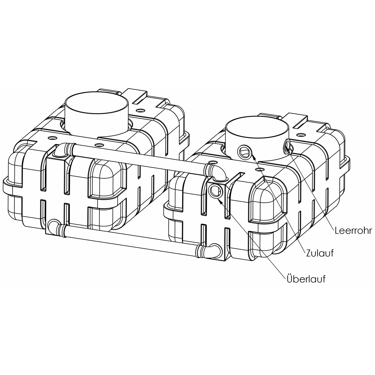 Flachtank Smart 3400 Liter