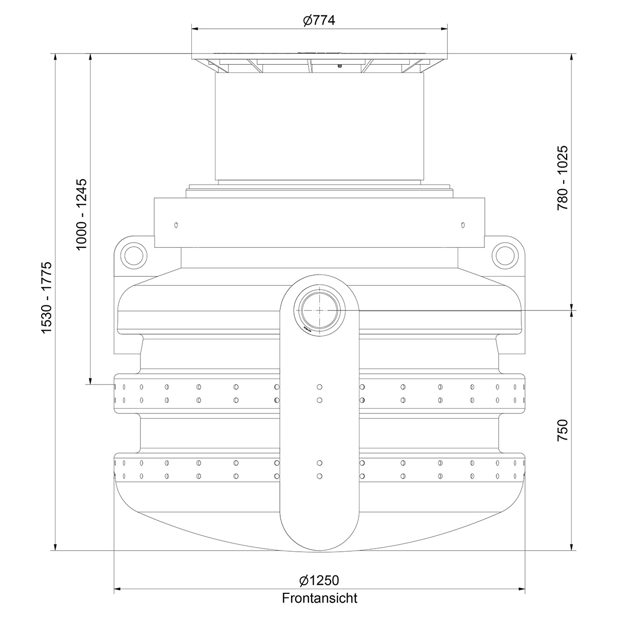 Sickerschacht AQa.Line 1000 Liter