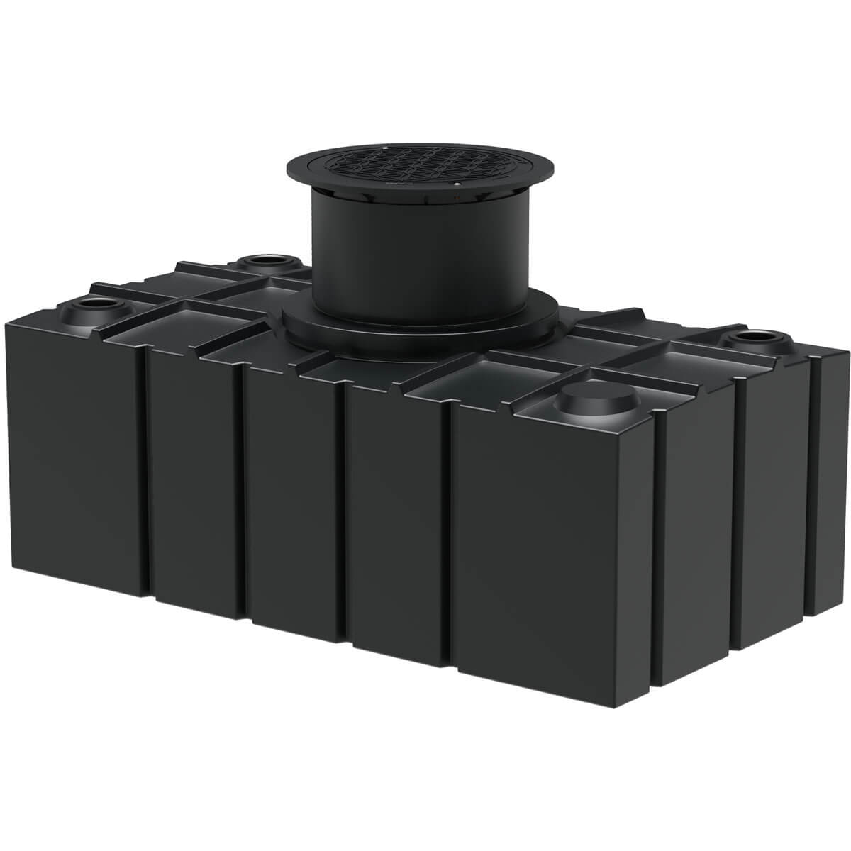 Flachtank AQa.Line 5000 Liter - Teleskopdom Pkw-befahrbar - Gartenfilterset