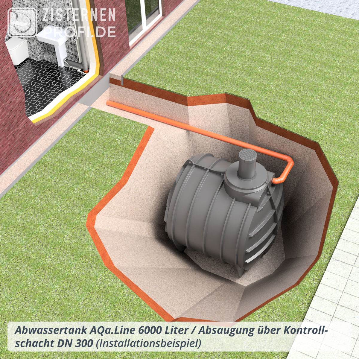 Abwassertank AQa.Line 6000 Liter