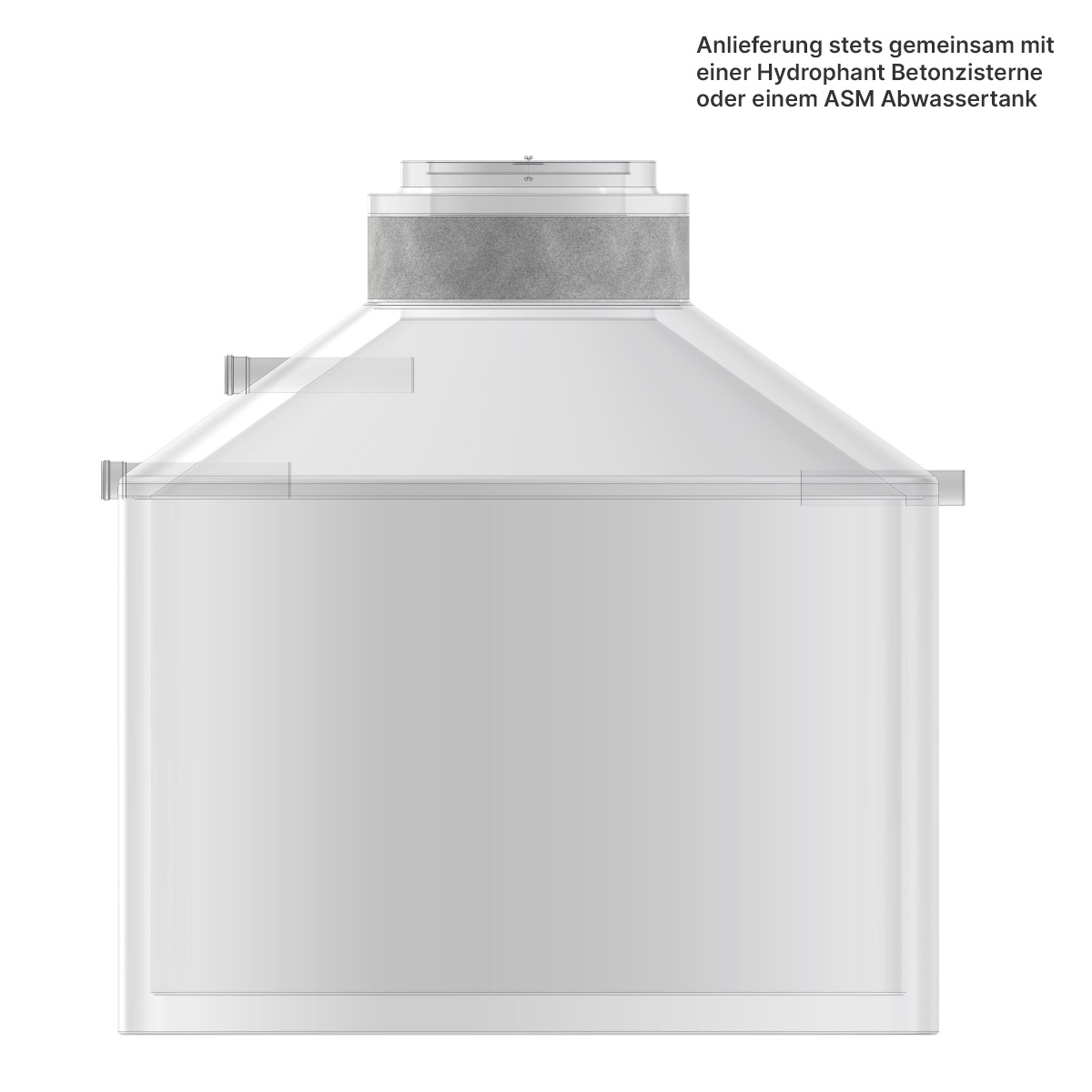 Niveauerhöhung für Aquaroc Betonzisternen/Abwassertanks