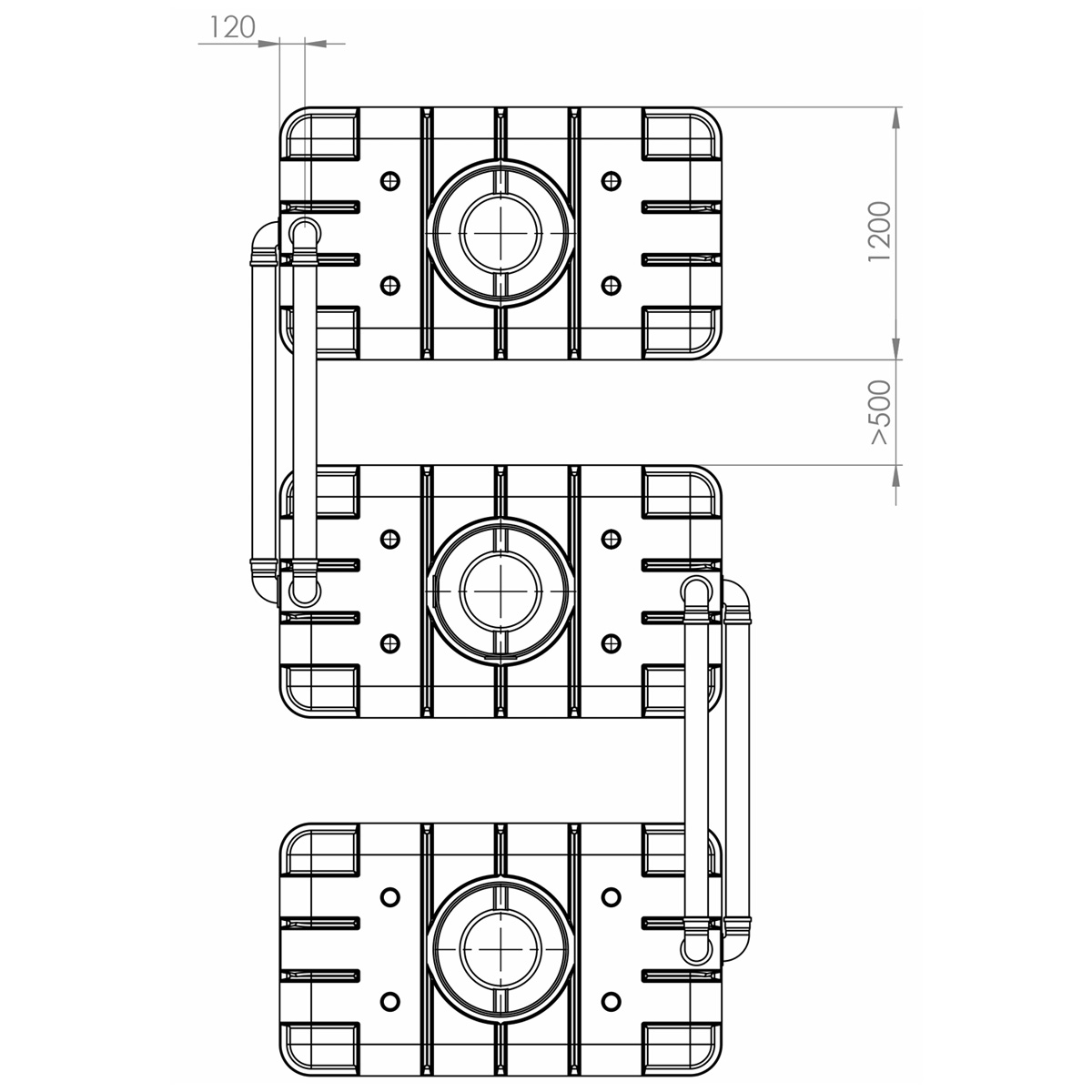 Flachtank Smart 5100 Liter