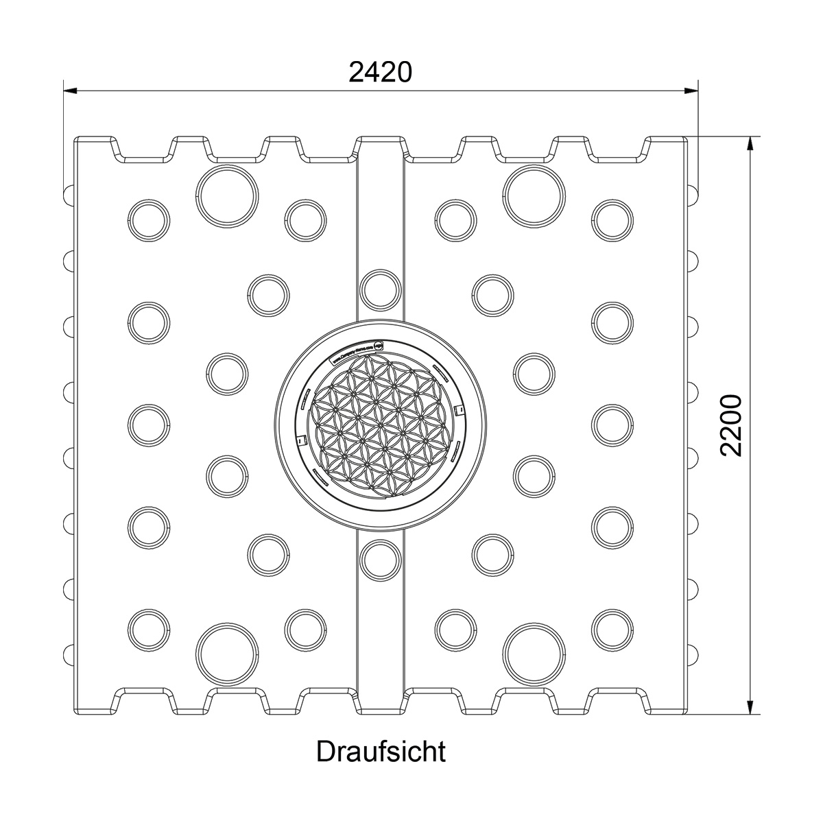 Trinkwasser-Flachank AQa.Line 4000 L