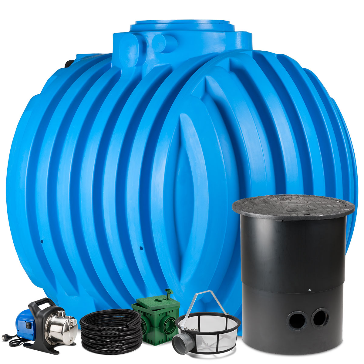 Regenwasseranlage Blue-Star 3500 Liter Garten