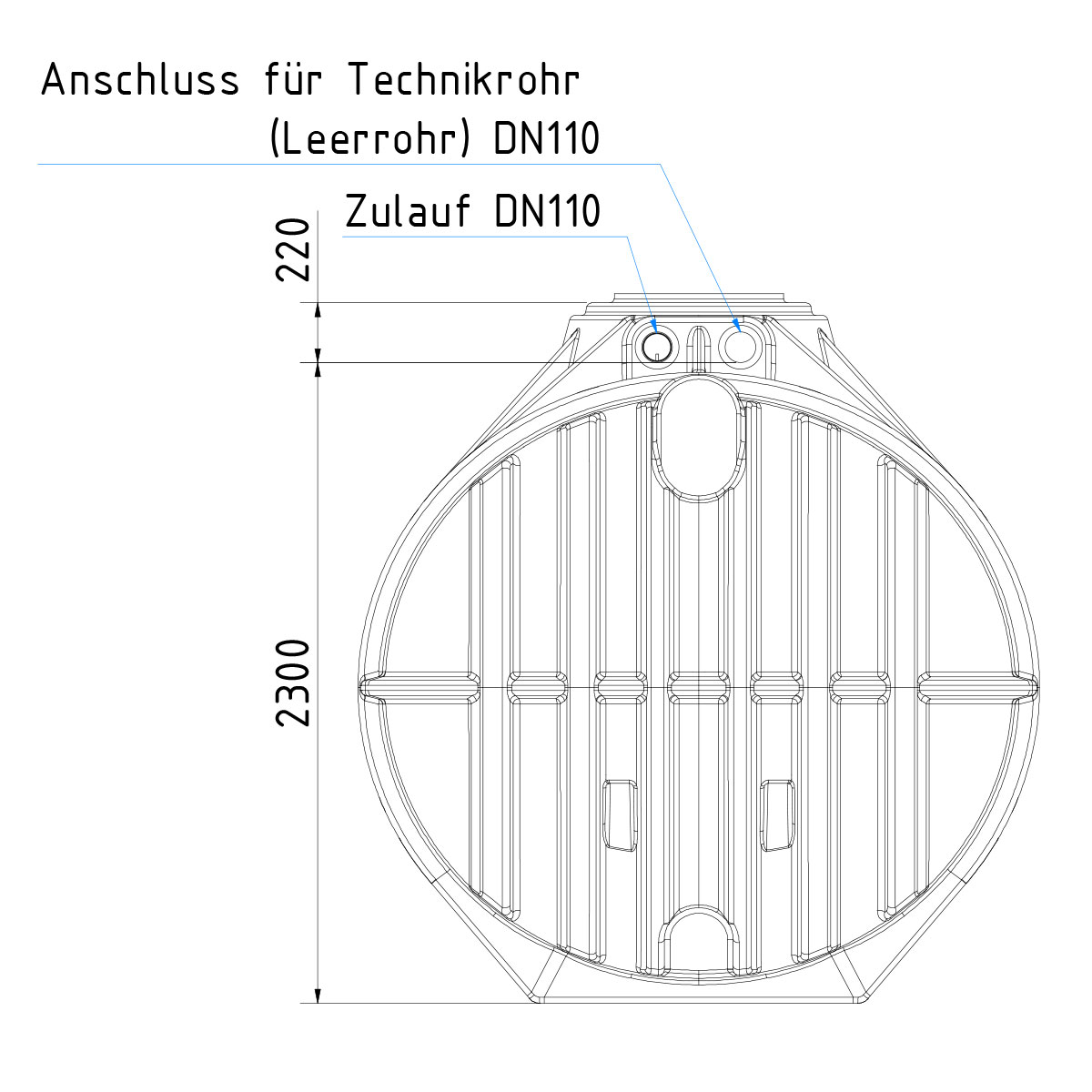 Retentionszisterne Premium 12500 L