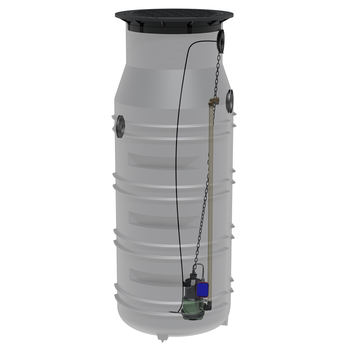 Regenwasserhebeschacht 950 L