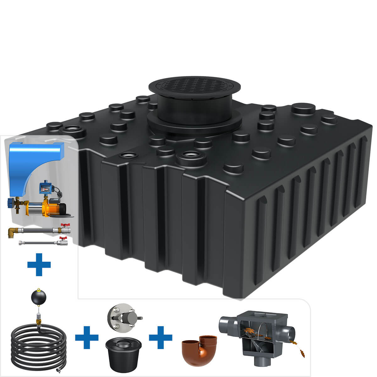 Regenwasseranlage AQa.Line FT 4000 Liter Haus