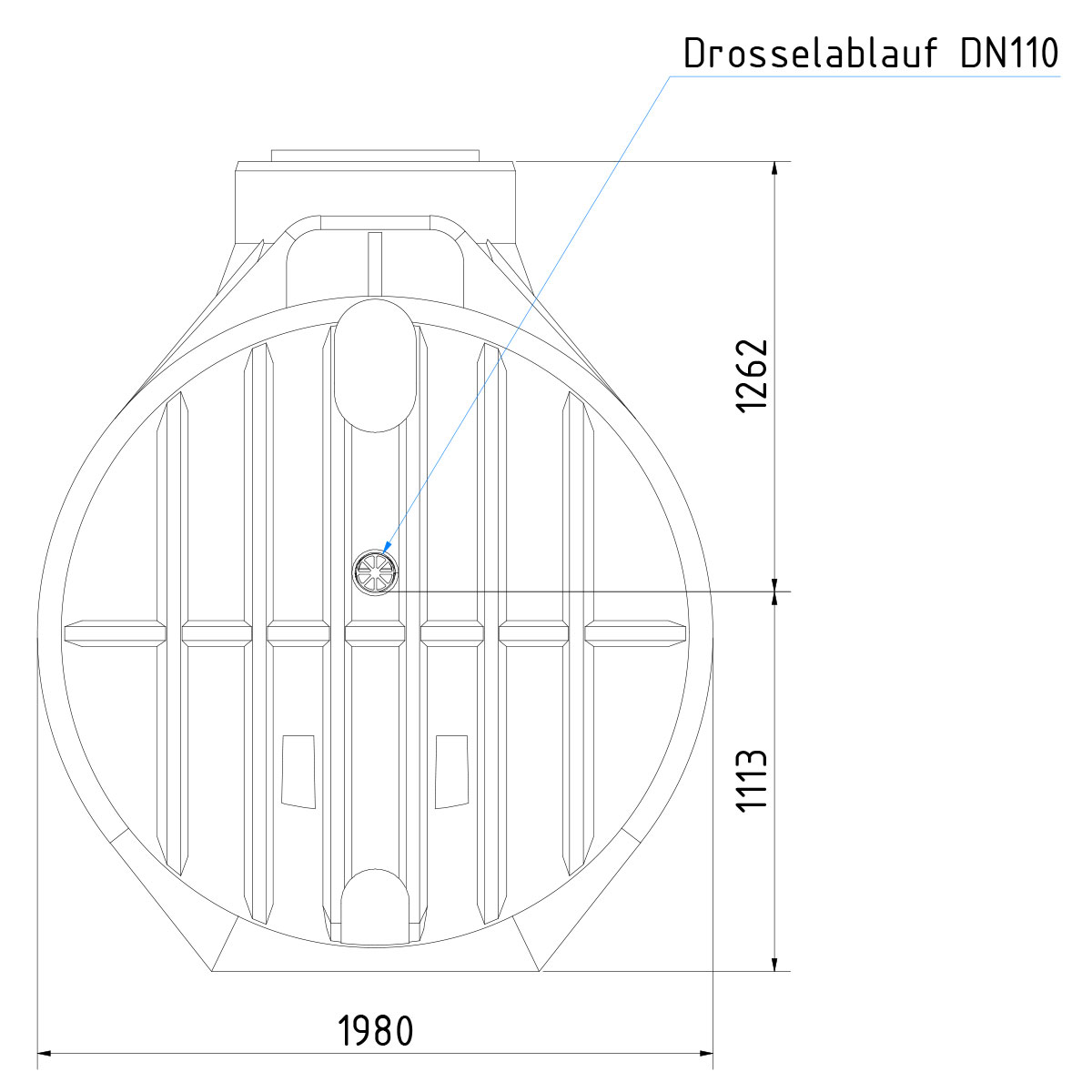 Retentionszisterne Premium 7000 L