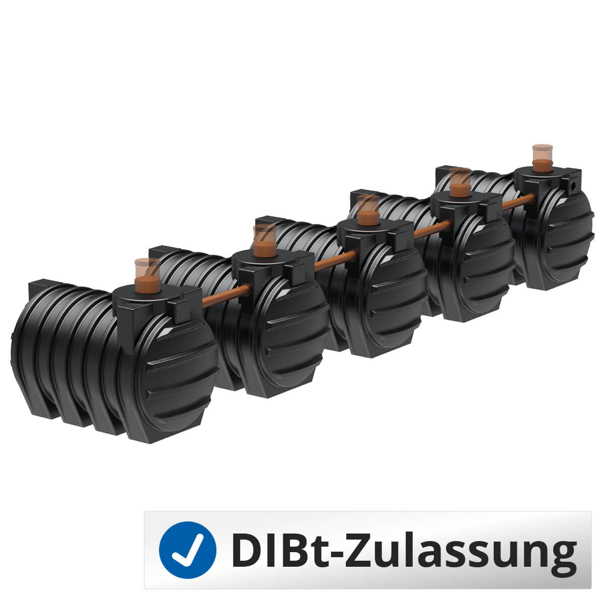 Abwassersystem AQa.Line 15000 Liter (mit DIBt-Zulassung) – grundwasserstabil