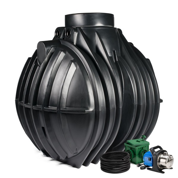 Regenwasseranlage Premium 5300 Liter Garten